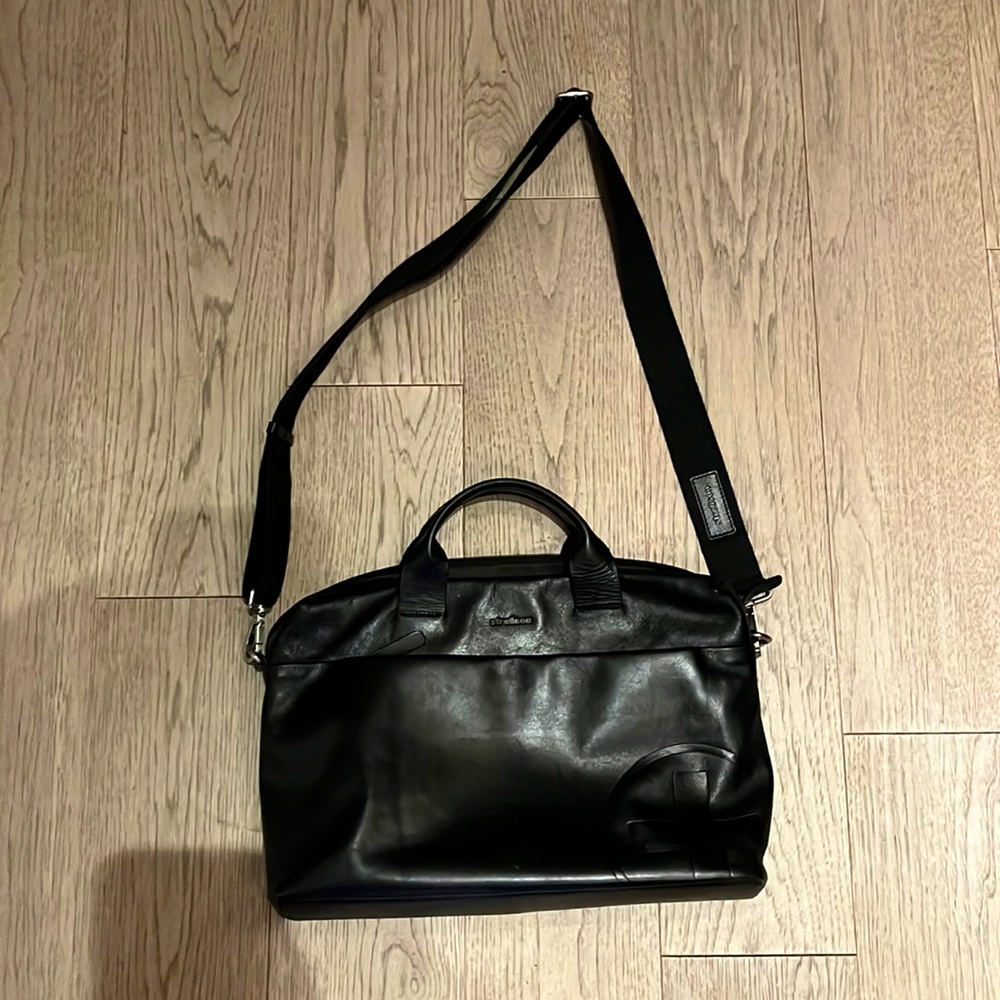 GREAT CONDITION genuine leather slim briefcase